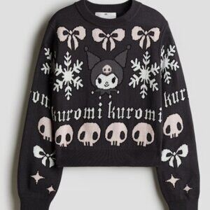 H & M Kuromi Jacquard-Knit Sweater